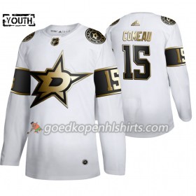 Dallas Stars Blake Comeau 15 Adidas 2019-2020 Golden Edition Wit Authentic Shirt - Kinderen